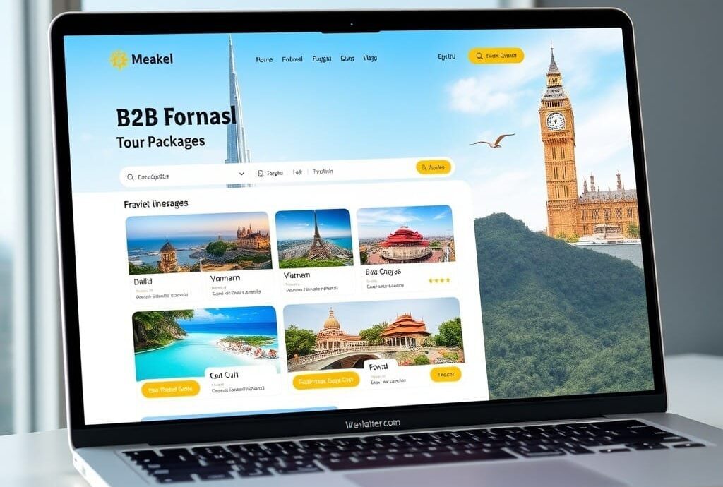 B2B portal for travel agent