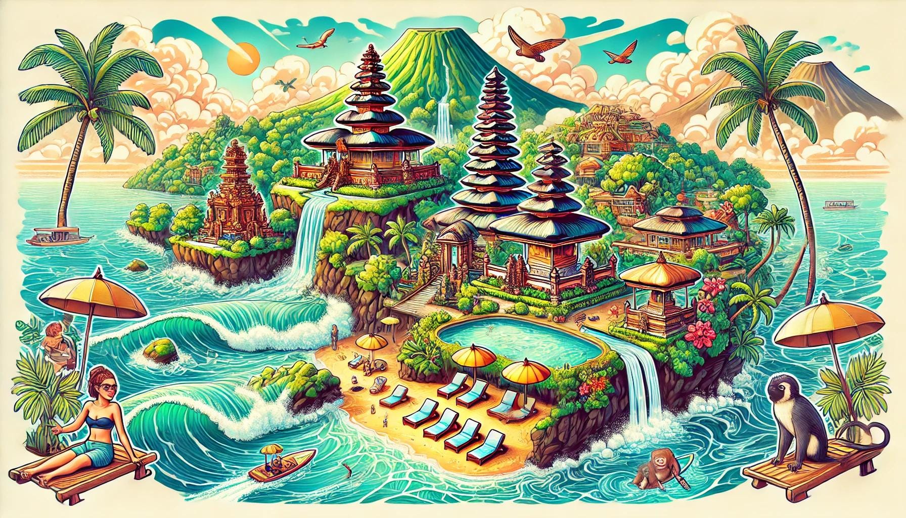 Bali Indonesia tourist spot
